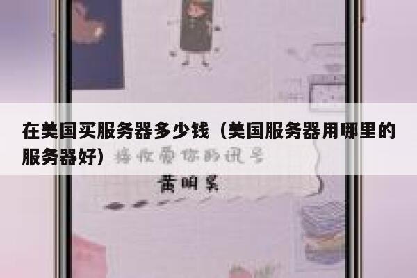 在美国买服务器多少钱（美国服务器用哪里的服务器好） 第1张