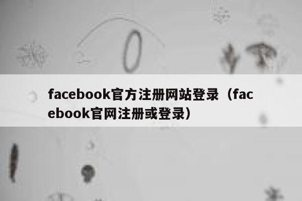 facebook官方注册网站登录(facebook官网注册或登录) 第1张 facebook官方注册网站登录(facebook官网注册或登录) 第1张