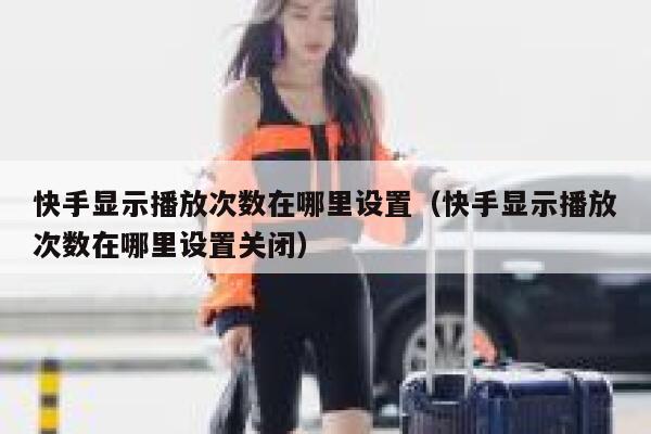 快手显示播放次数在哪里设置（快手显示播放次数在哪里设置关闭） 第1张