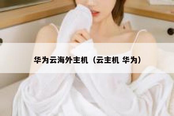 华为云海外主机（云主机 华为） 第1张