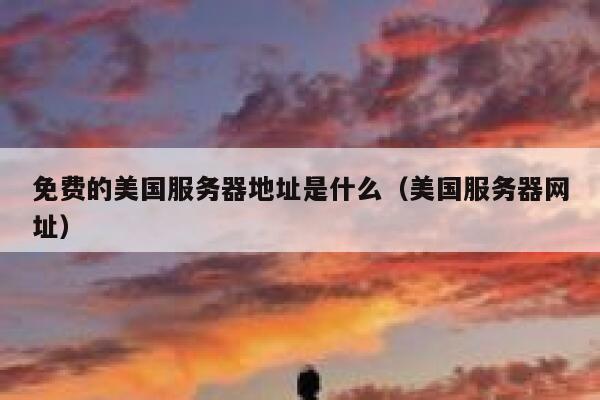 免费的美国服务器地址是什么（美国服务器网址） 第1张