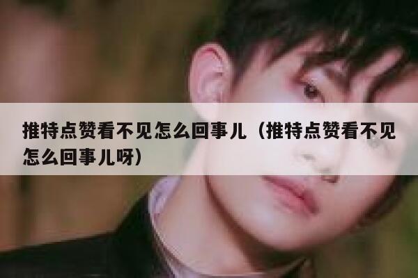 推特点赞看不见怎么回事儿（推特点赞看不见怎么回事儿呀） 第1张