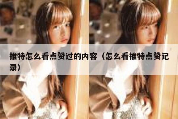 推特怎么看点赞过的内容（怎么看推特点赞记录） 第1张