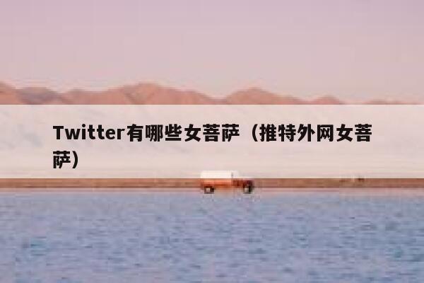 Twitter有哪些女菩萨（推特外网女菩萨） 第1张