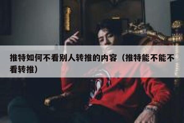 推特如何不看别人转推的内容（推特能不能不看转推） 第1张