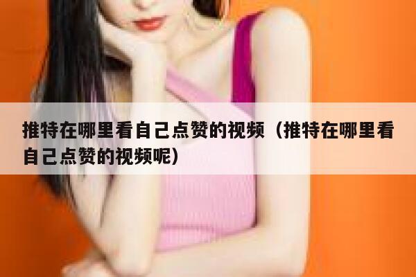 推特在哪里看自己点赞的视频（推特在哪里看自己点赞的视频呢） 第1张