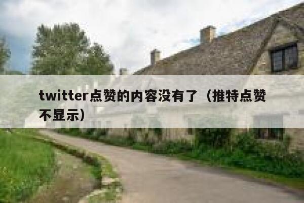twitter点赞的内容没有了（推特点赞不显示） 第1张