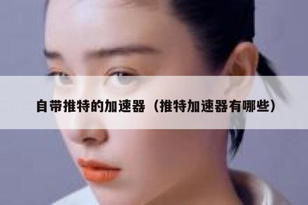 自带推特的加速器（推特加速器有哪些） 第1张