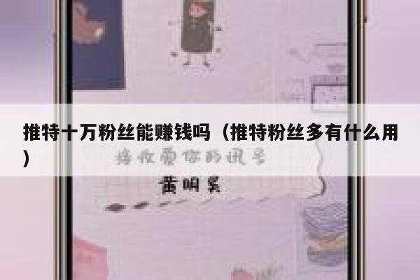 推特十万粉丝能赚钱吗（推特粉丝多有什么用） 第1张