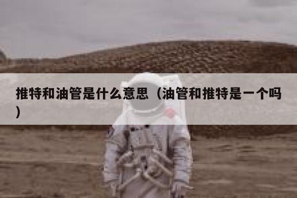 推特和油管是什么意思（油管和推特是一个吗） 第1张