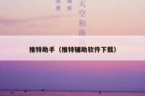 推特助手（推特辅助软件下载） 第1张