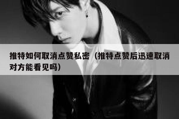 推特如何取消点赞私密（推特点赞后迅速取消对方能看见吗） 第1张