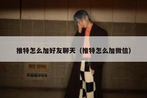 推特怎么加好友聊天（推特怎么加微信） 第1张