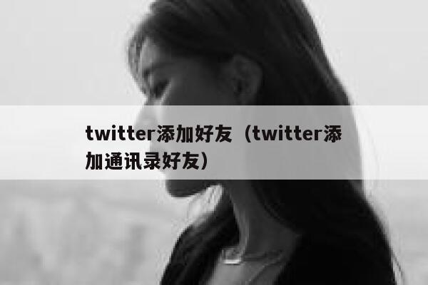 twitter添加好友（twitter添加通讯录好友） 第1张