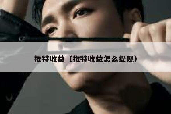 推特收益（推特收益怎么提现） 第1张