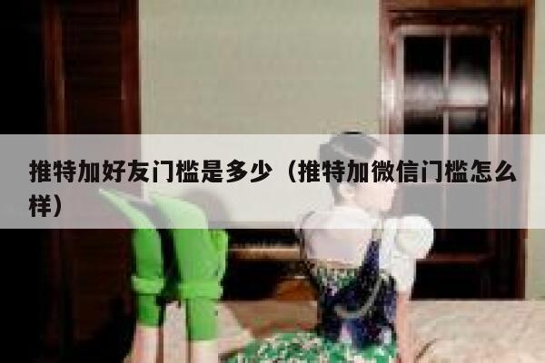 推特加好友门槛是多少（推特加微信门槛怎么样） 第1张