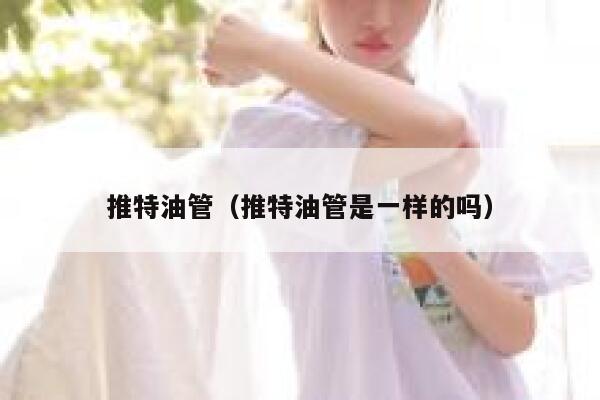 推特油管（推特油管是一样的吗） 第1张