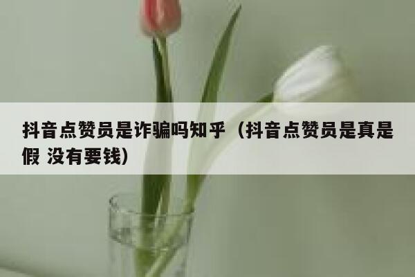 抖音点赞员是诈骗吗知乎（抖音点赞员是真是假 没有要钱） 第1张