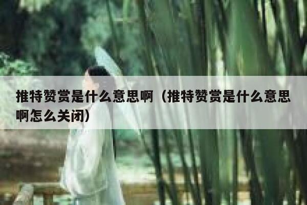 推特赞赏是什么意思啊（推特赞赏是什么意思啊怎么关闭） 第1张