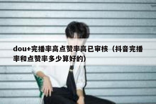 dou+完播率高点赞率高已审核（抖音完播率和点赞率多少算好的） 第1张