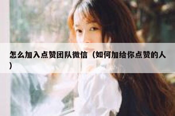 怎么加入点赞团队微信（如何加给你点赞的人） 第1张