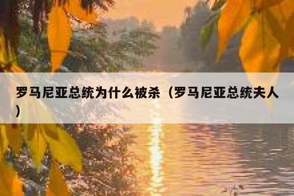 罗马尼亚总统为什么被杀（罗马尼亚总统夫人） 第1张