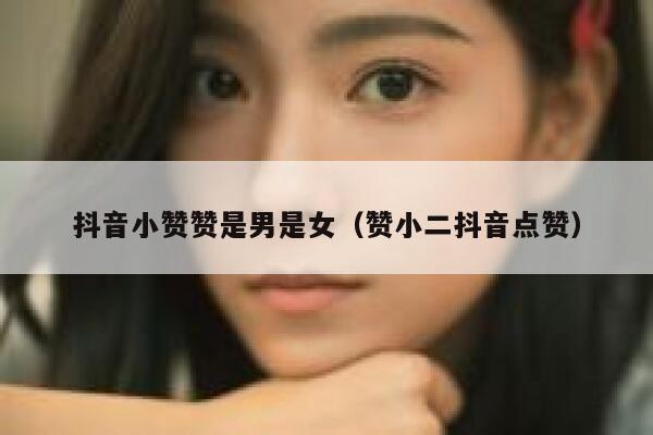 抖音小赞赞是男是女（赞小二抖音点赞） 第1张