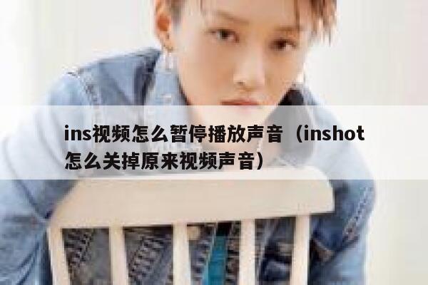 ins视频怎么暂停播放声音（inshot怎么关掉原来视频声音） 第1张