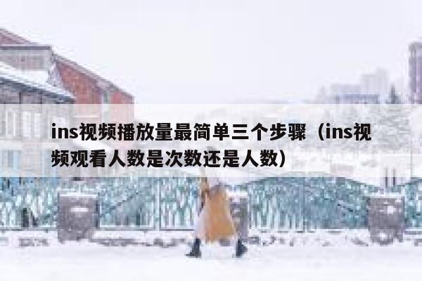 ins视频播放量最简单三个步骤（ins视频观看人数是次数还是人数） 第1张