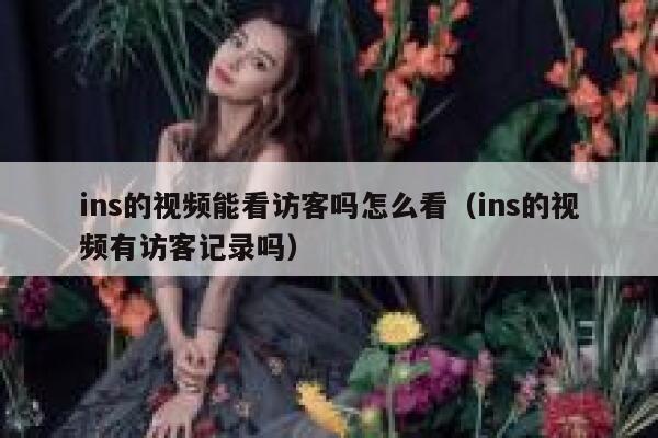 ins的视频能看访客吗怎么看（ins的视频有访客记录吗） 第1张