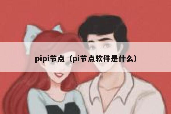 pipi节点（pi节点软件是什么） 第1张