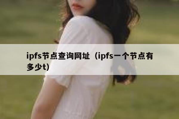 ipfs节点查询网址(ipfs一个节点有多少t) 第1张 ipfs节点查询网址(ipfs一个节点有多少t) 第1张