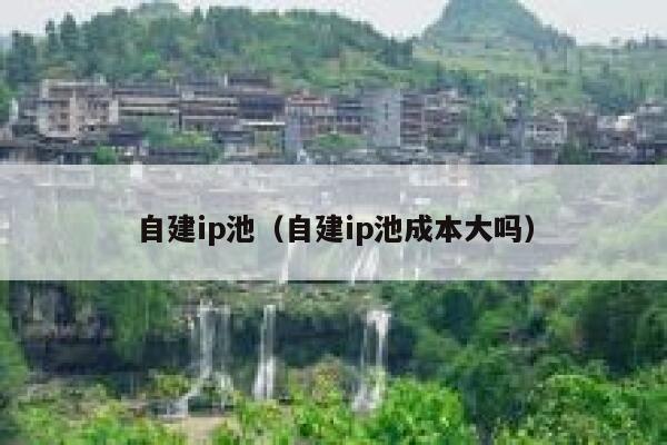 自建ip池(自建ip池成本大吗) 第1张 自建ip池(自建ip池成本大吗) 第1张