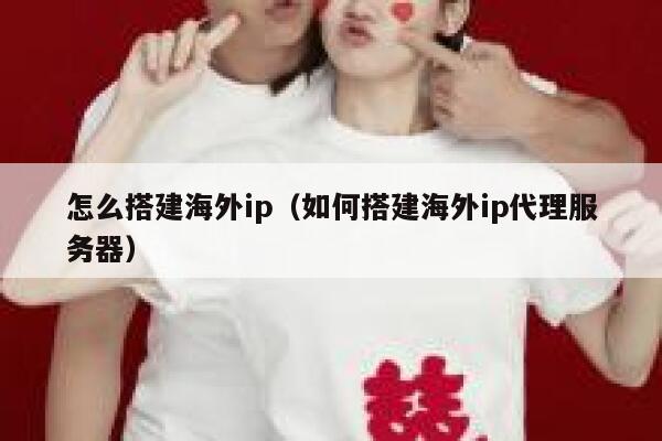 怎么搭建海外ip（如何搭建海外ip代理服务器） 第1张