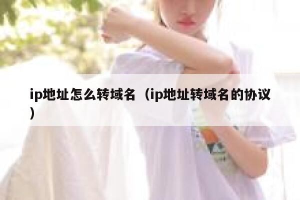 ip地址怎么转域名(ip地址转域名的协议) 第1张 ip地址怎么转域名(ip地址转域名的协议) 第1张