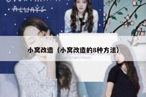 小窝改造(小窝改造的8种方法) 第1张 小窝改造(小窝改造的8种方法) 第1张