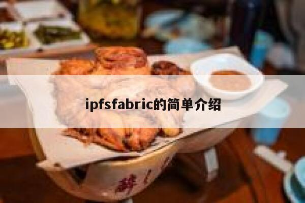 ipfsfabric的简单介绍 第1张 ipfsfabric的简单介绍 第1张