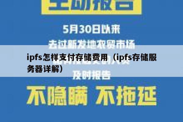 ipfs怎样支付存储费用（ipfs存储服务器详解） 第1张