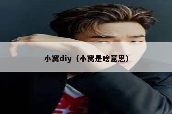 小窝diy(小窝是啥意思) 第1张 小窝diy(小窝是啥意思) 第1张