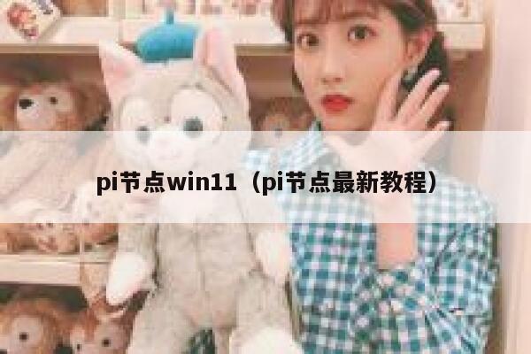 pi节点win11（pi节点最新教程） 第1张