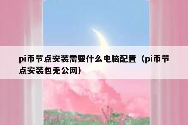 pi币节点安装需要什么电脑配置（pi币节点安装包无公网） 第1张
