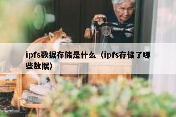 ipfs数据存储是什么（ipfs存储了哪些数据） 第1张