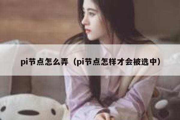 pi节点怎么弄(pi节点怎样才会被选中) 第1张 pi节点怎么弄(pi节点怎样才会被选中) 第1张
