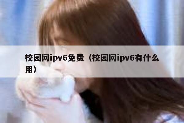 校园网ipv6免费(校园网ipv6有什么用) 第1张 校园网ipv6免费(校园网ipv6有什么用) 第1张