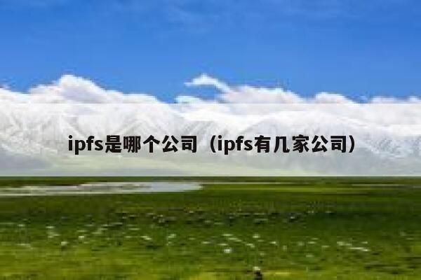 ipfs是哪个公司(ipfs有几家公司) 第1张 ipfs是哪个公司(ipfs有几家公司) 第1张