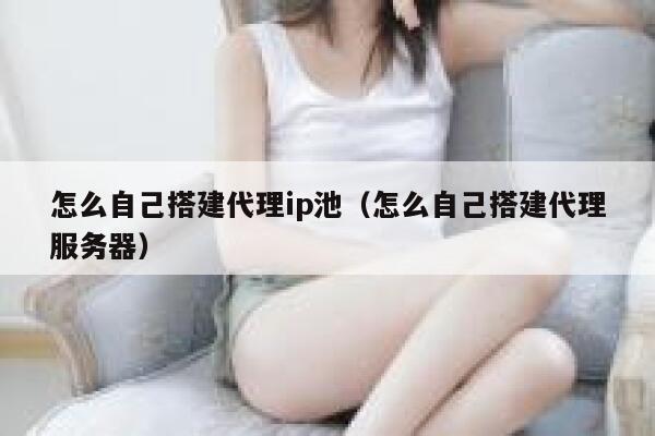 怎么自己搭建代理ip池（怎么自己搭建代理服务器） 第1张