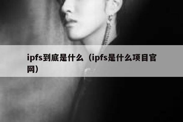 ipfs到底是什么（ipfs是什么项目官网） 第1张