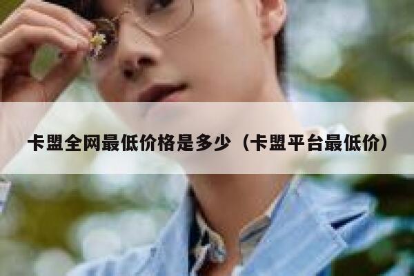 卡盟全网最低价格是多少（卡盟平台最低价） 第1张
