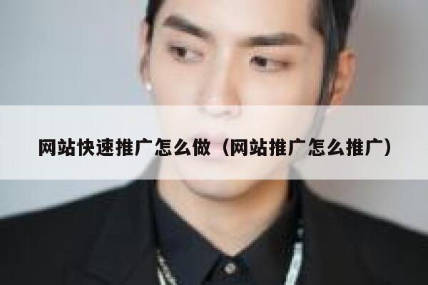 网站快速推广怎么做(网站推广怎么推广) 第1张 网站快速推广怎么做(网站推广怎么推广) 第1张