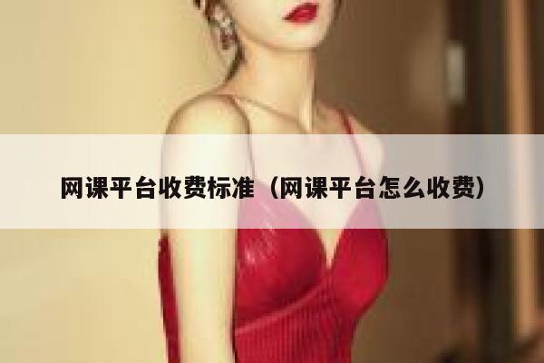 网课平台收费标准（网课平台怎么收费） 第1张